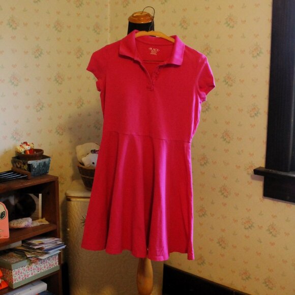 Place Hot Pink Girls Dress size XXL (16) NWOT - Picture 1 of 6